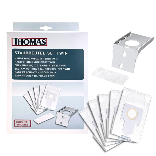 787274 zestaw worków do odkurzacz apioracego wodnego thomas worki do orca twin tt t1 t2 hygiene oryginalne niemieckie fizelinowe z uchwytem