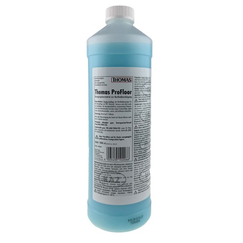 Zestaw oryginalnych płynów THOMAS: ProFloor do podłóg, ProTex do dywanów i tapicerki oraz Fresh Moments zapachowy. Skuteczne czyszczenie i świeżość do odkurzaczy piorących i myjących THOMAS. do odkurzaczy pioracych i wodnych