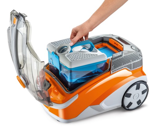 Aqua+ Pet & Family Plus Thomas Odkurzacz wodny piorący z turboszczotką do odkurzania siersci psa i kota dywanow prania mebli z koncentratem do prania filtr wodny