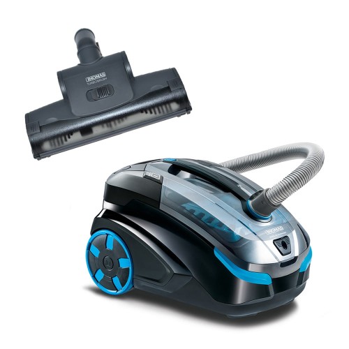 DRY BOX Amfibia Odkurzacz THOMAS Cycloon Hybrid wodny piorący z funkcją mycia podłogi mopowania z filtrem wodnym dla alergika alergików hepa13  filtr cyklonowy niebieski w odkurzaczu turboszczotka gratis