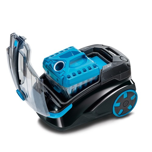 DRY BOX Amfibia Odkurzacz THOMAS Cycloon Hybrid wodny piorący z funkcją mycia podłogi mopowania z filtrem wodnym dla alergika alergików hepa13  filtr cyklonowy niebieski w odkurzaczu turboszczotka promocja