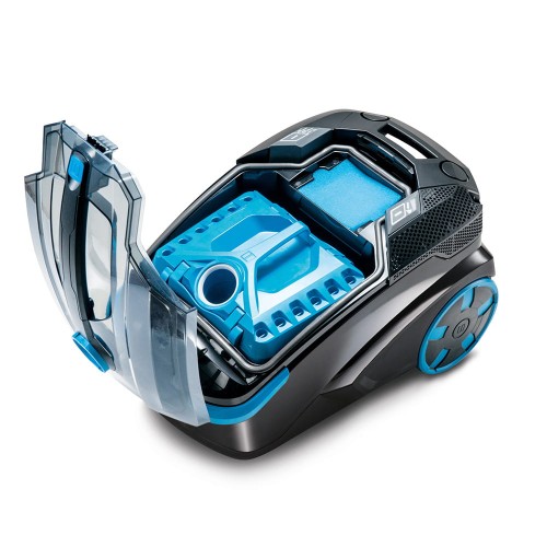 DRY BOX Amfibia Odkurzacz THOMAS Cycloon Hybrid wodny piorący z funkcją mycia podłogi mopowania z filtrem wodnym dla alergika alergików hepa13  filtr cyklonowy niebieski w odkurzaczu filtr cyklonowy