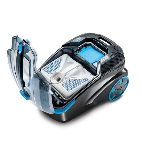 DRY BOX Amfibia Odkurzacz THOMAS Cycloon Hybrid wodny piorący z funkcją mycia podłogi mopowania z filtrem wodnym dla alergika alergików hepa13  filtr cyklonowy niebieski w odkurzaczu filtr wodny