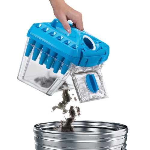 DRY BOX Amfibia Odkurzacz THOMAS Cycloon Hybrid wodny piorący z funkcją mycia podłogi mopowania z filtrem wodnym dla alergika alergików hepa13  filtr cyklonowy niebieski w odkurzaczu pojemnik na kurz zamiast worka